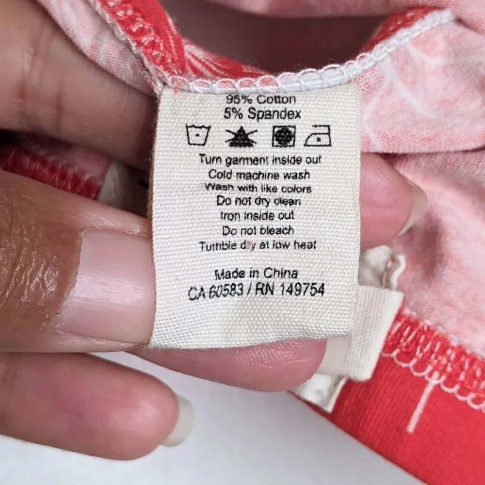 WYLLIS Nan Top Bralette Fireworks Red White S‎